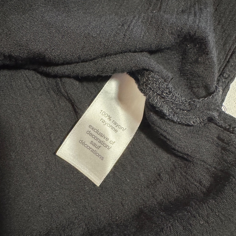 Maurices Women Size Medium Elegant Black Women's Top‎ - Picture 4 of 7